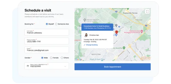 Appointments: Customers book themselves, 24/7
