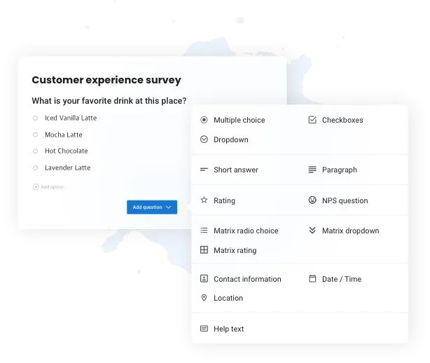 Surveys: Built in seconds, not days